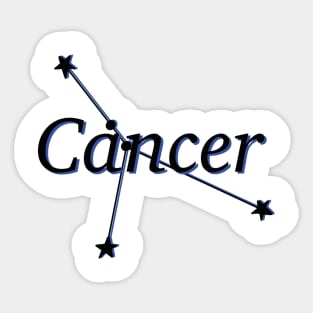 Cancer Constellation Sticker